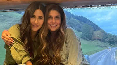 'Tiger 3': Katrina Kaif poses for a happy picture with Anaita Shroff as she shoots in Austria