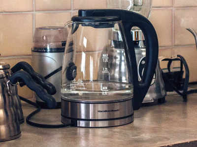 Electric Kettle - Glass- One-Touch Boil - 1L