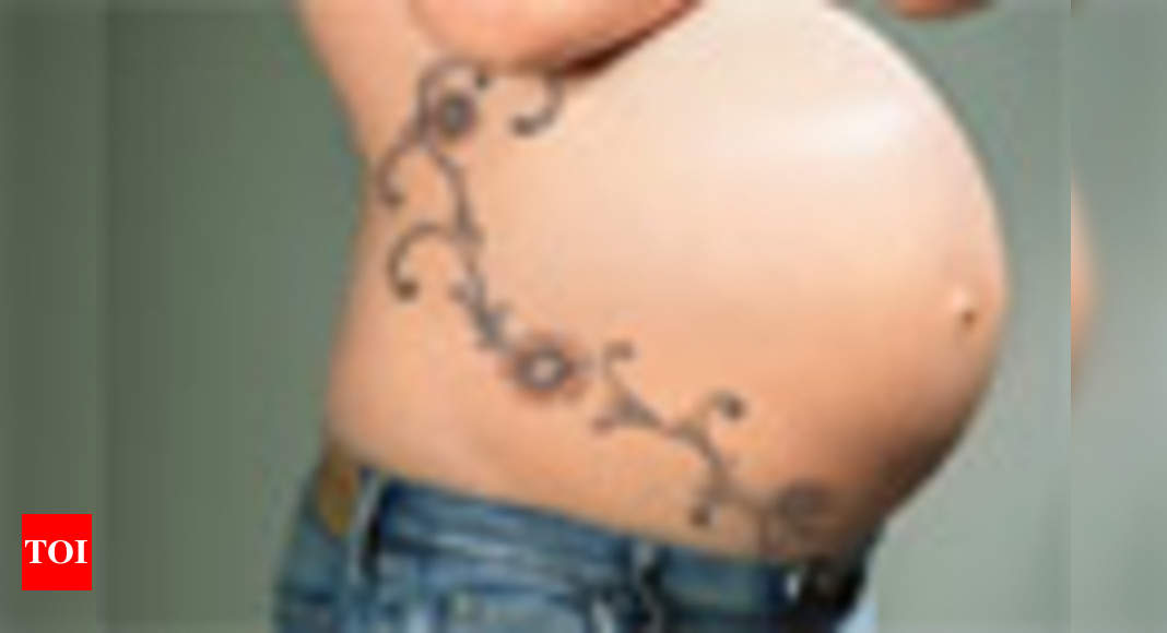 Buy Baby Bump Tattoos Temporary Tattoos Pregnancy Online in India - Etsy