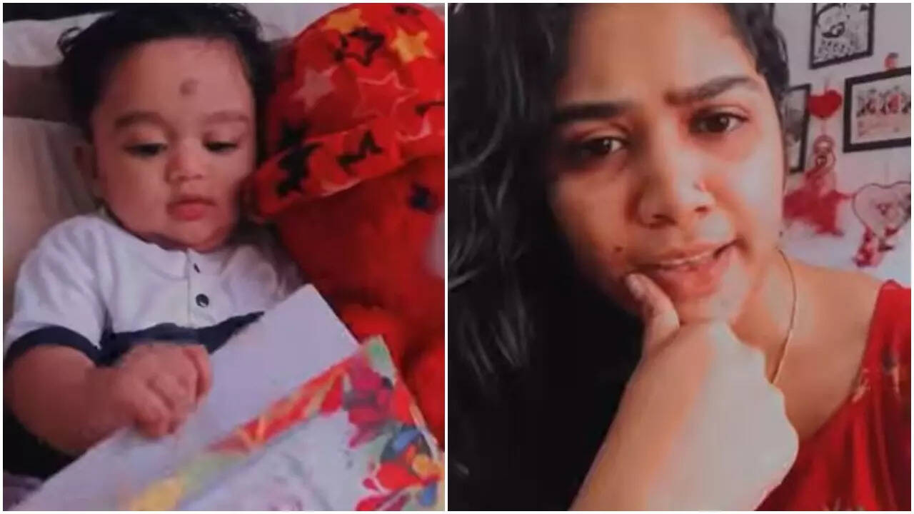 This video of actress Darshana and her son is too cute to miss; watch -  Times of India