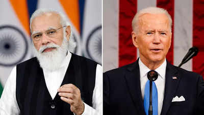 Joe Biden and Narendra Modi hail 'defining' US-India partnership - BBC News