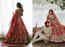 This Sikh bride wore a scarlet lehenga for her Anand Karaj and it's beautiful