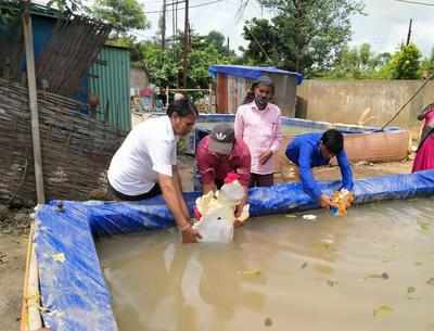 Chanda shuns PoP idols, no immersion in Ramala Lake | Nagpur News ...