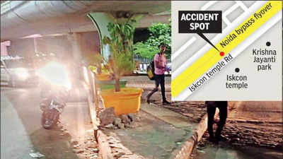Noida: Woman, daughter waiting for auto run over by speeding SUV