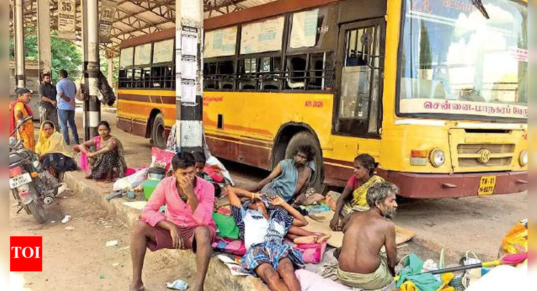 Chennai bus depots in total disarray Chennai News Times of India