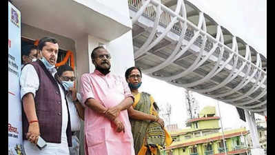 Patna: Foot overbridge with elevators on Atal Path inaugurated