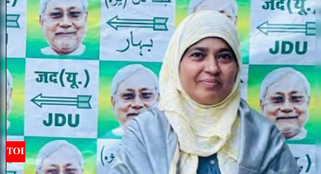 Bihar: Rozina Nazish named as JD(U) candidate for Bihar council by-poll ...