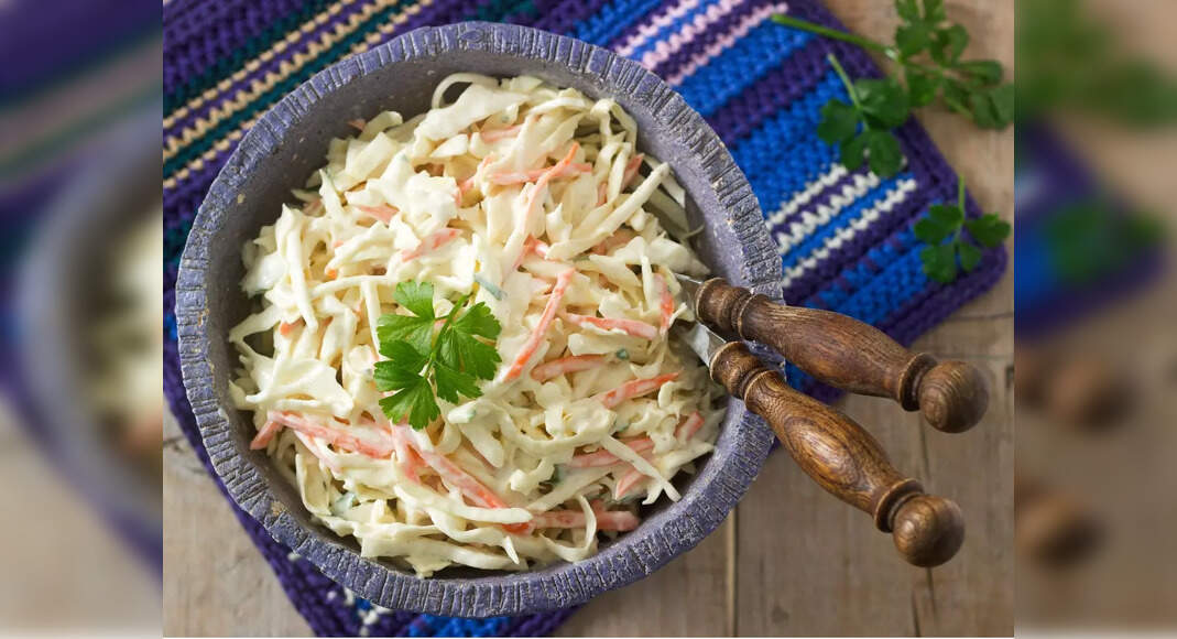 ​Coleslaw Salad Recipe: How To Make ​Coleslaw Salad At Home | Homemade ​Coleslaw Salad Recipe