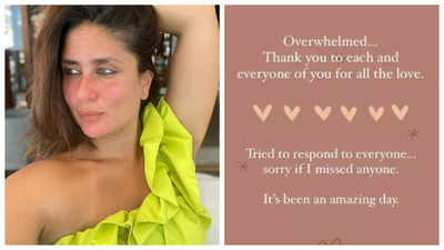 Kareena Kapoor Khan pens a thank you note for her birthday wishes, says 'It's been an amazing day'