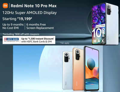 Redmi Note 10 Pro Max Sale Live On Amazon: Get Flat 13% Discount On Purchasing Now!