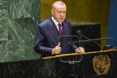 Turkish president Erdogan again makes reference to Kashmir in UNGA address