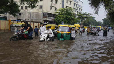 Heavy rains lash parts of Gujarat, 103 roads shut; IMD predicts more showers in next 4 days