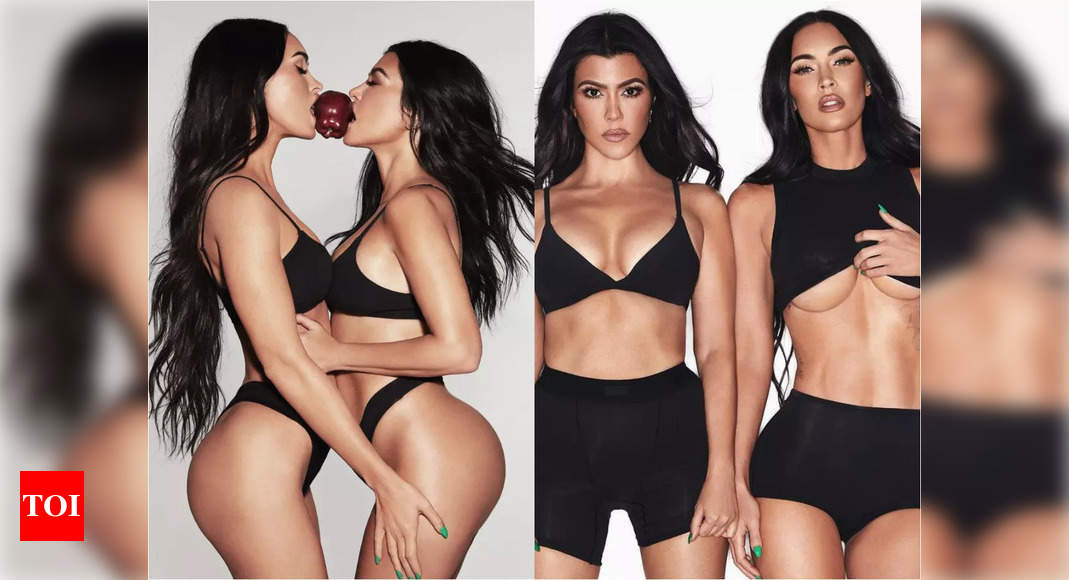 Megan Fox and Kourtney Kardashian strip in a provocative campaign