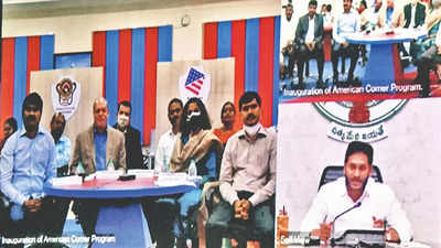 Andhra Pradesh CM Jagan Mohan Reddy opens American corner, seeks US consulate in Vizag