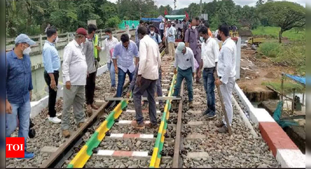 Goa: SRW conducts speed trial run of new second track