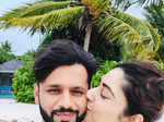 Romantic pictures of bikini-clad Disha Parmar and hubby Rahul Vaidya from their beach vacation