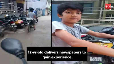 Telangana: 12-year-old’s answer on why he delivers newspaper goes viral