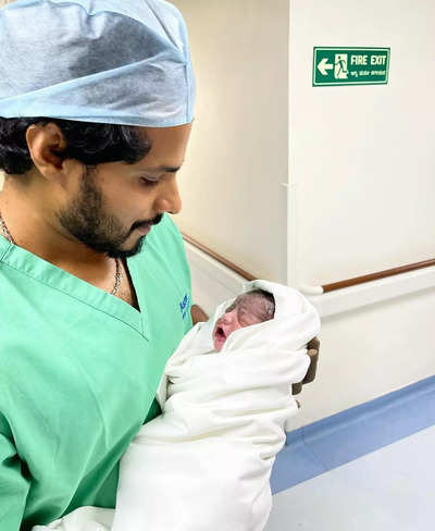 Actor and politician Nikhil Kumar welcomes his son