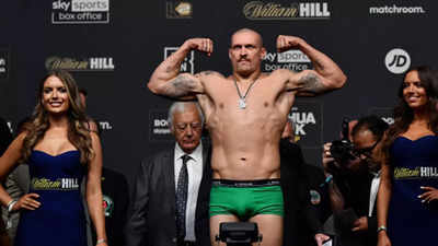 Oleksandr Usyk At Heaviest Weight Ahead Of Anthony Joshua Clash Boxing News Times Of India