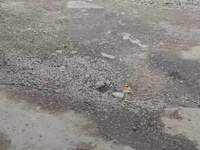 Condition of Roads outside Five star Hotel