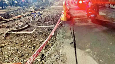 4 Thane Municipal Corporation engineers blamed for poor road work, suspended