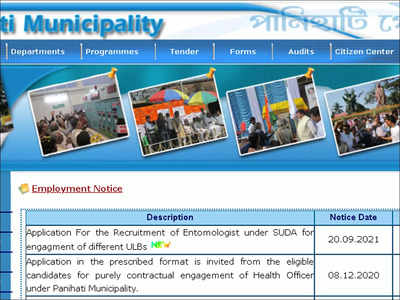 Panihati Municipality Recruitment 2021: Apply for 170 Honorary Health Workers