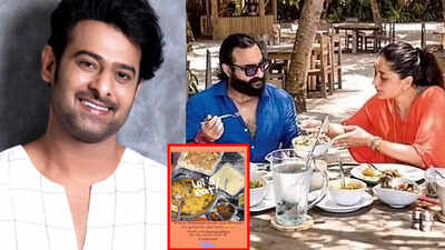 Prabhas sends delicious biryani to 'Adipurush' co-star Saif Ali Khan, Kareena Kapoor says 'When Baahubali sends you biryani, it's gotta be the best'