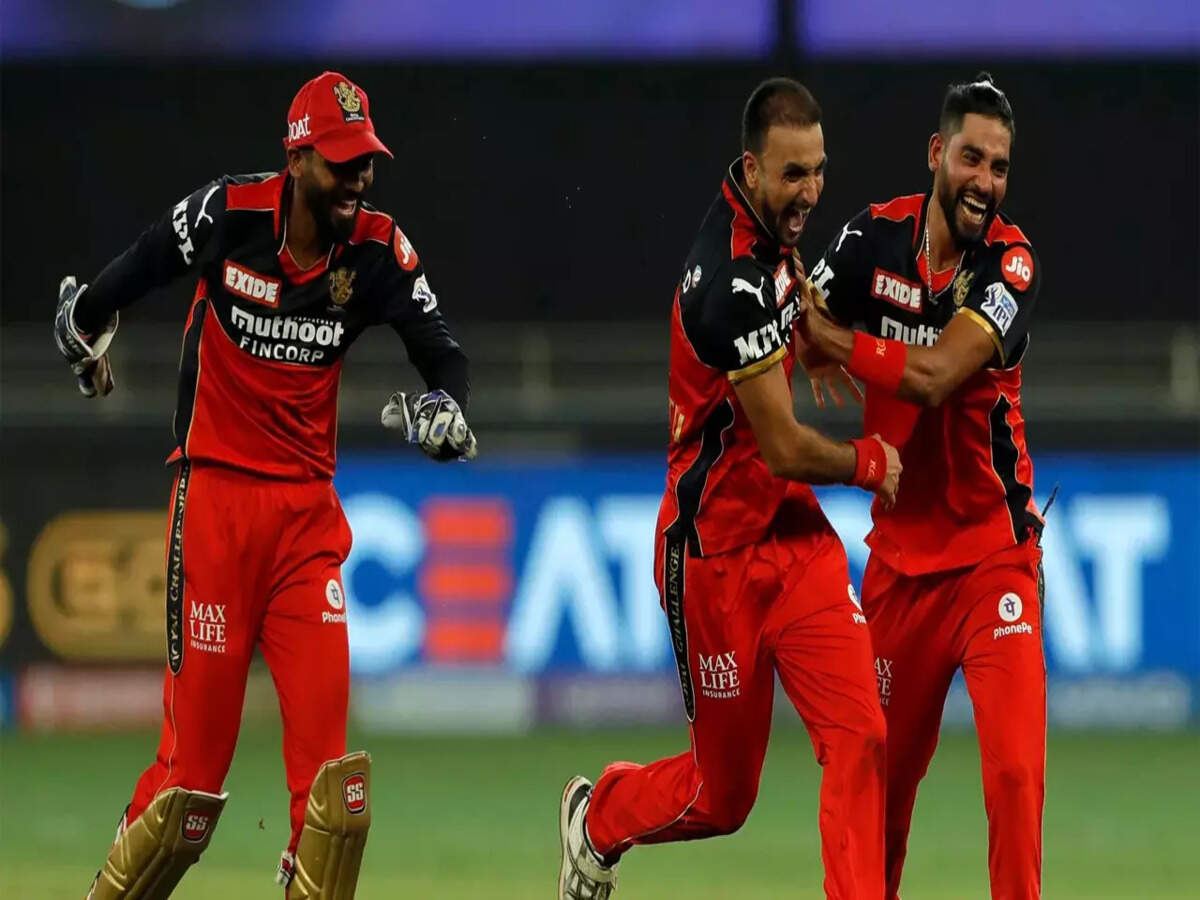RCB vs MI Highlights, IPL 2021: Harshal Patel hat-trick helps Bangalore crush Mumbai by 54 runs - The Times of India