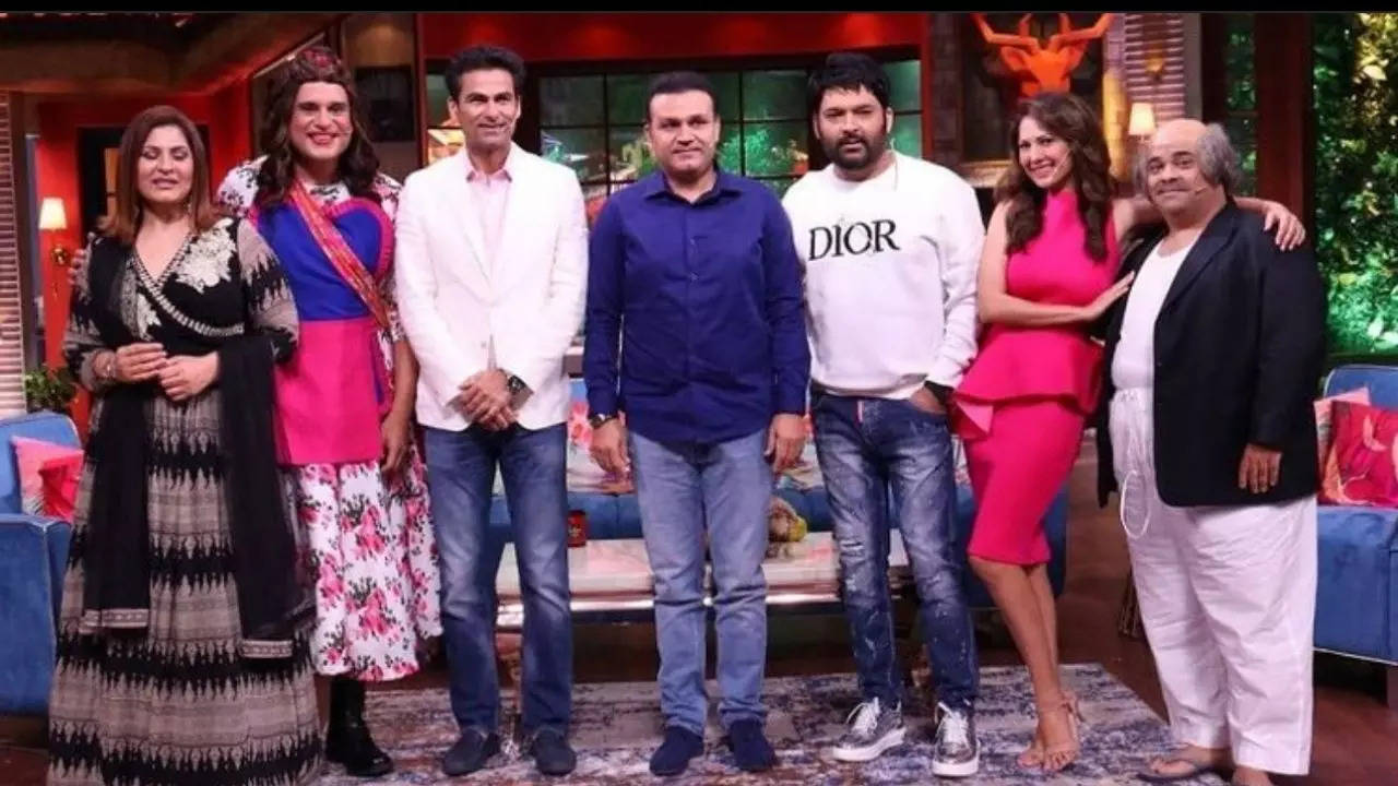 The Kapil Sharma Show Virender Sehwag Mohammad Kaif share old