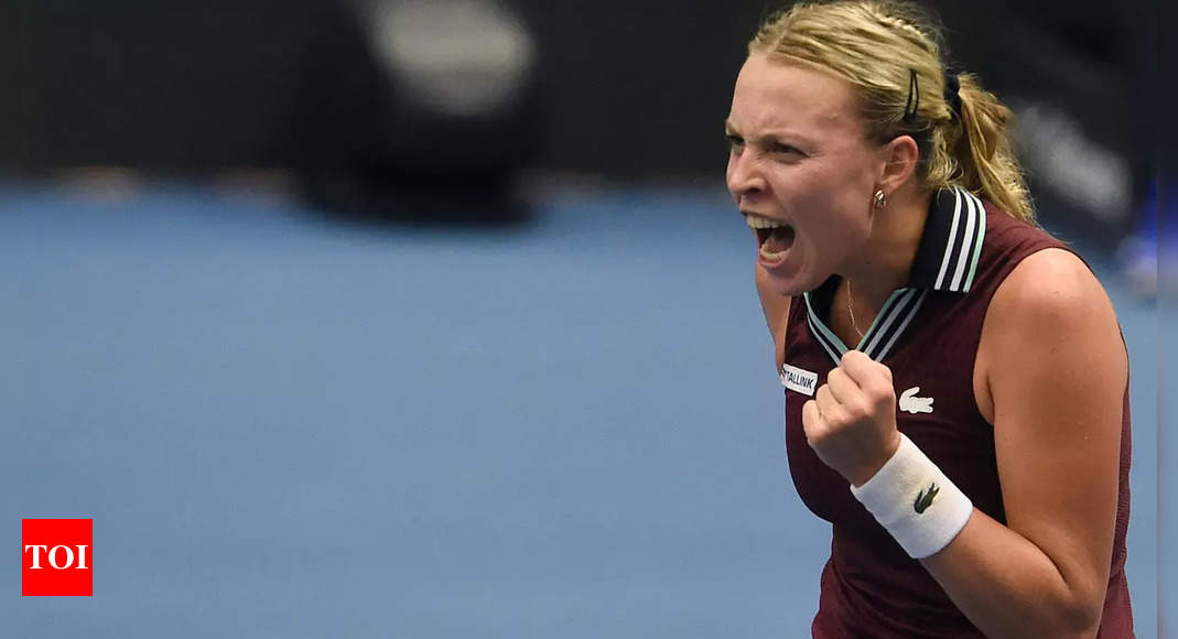 Anett Kontaveit Beats Maria Sakkari In Ostrava For Third Career Title ...