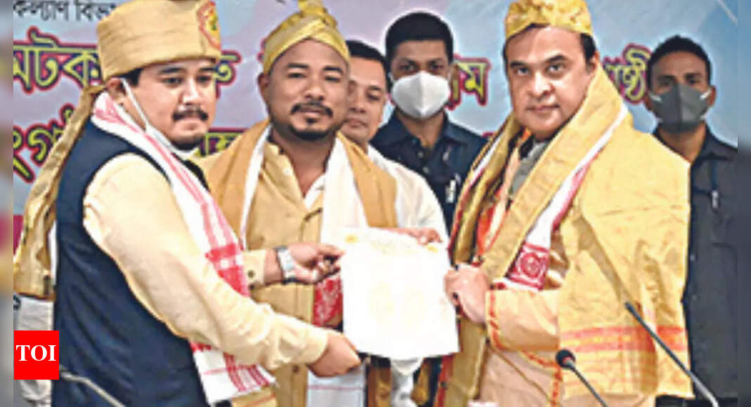 Assam Assam to give protectedclass tag to Ahoms in tribal blocks, belts Guwahati News
