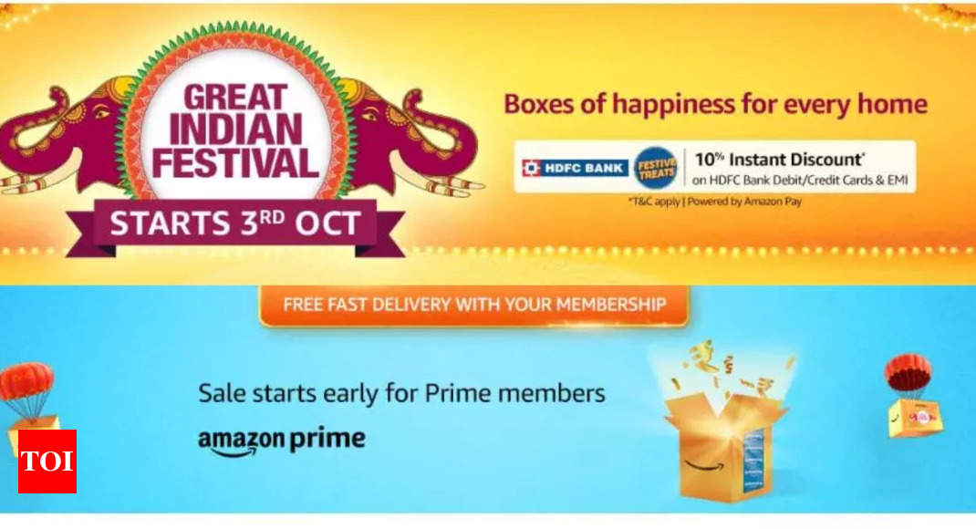 Amazon Great Indian Festival Sale Dates Changed This Is What The Company Has To Say Times Of India