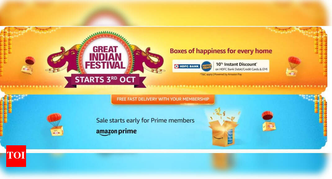 Amazon Great Indian Festival Sale Dates Changed This Is What The Company Has To Say Times Of India