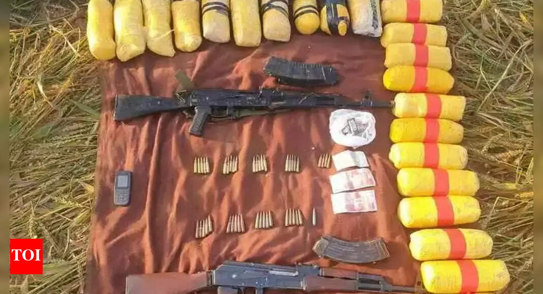 BSF recovers arms, drugs, counterfeit currency along IB in J&K
