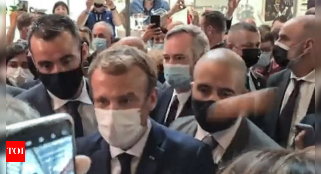 , Macron hit with egg during restaurant fair visit, The World Live Breaking News Coverage & Updates IN ENGLISH
