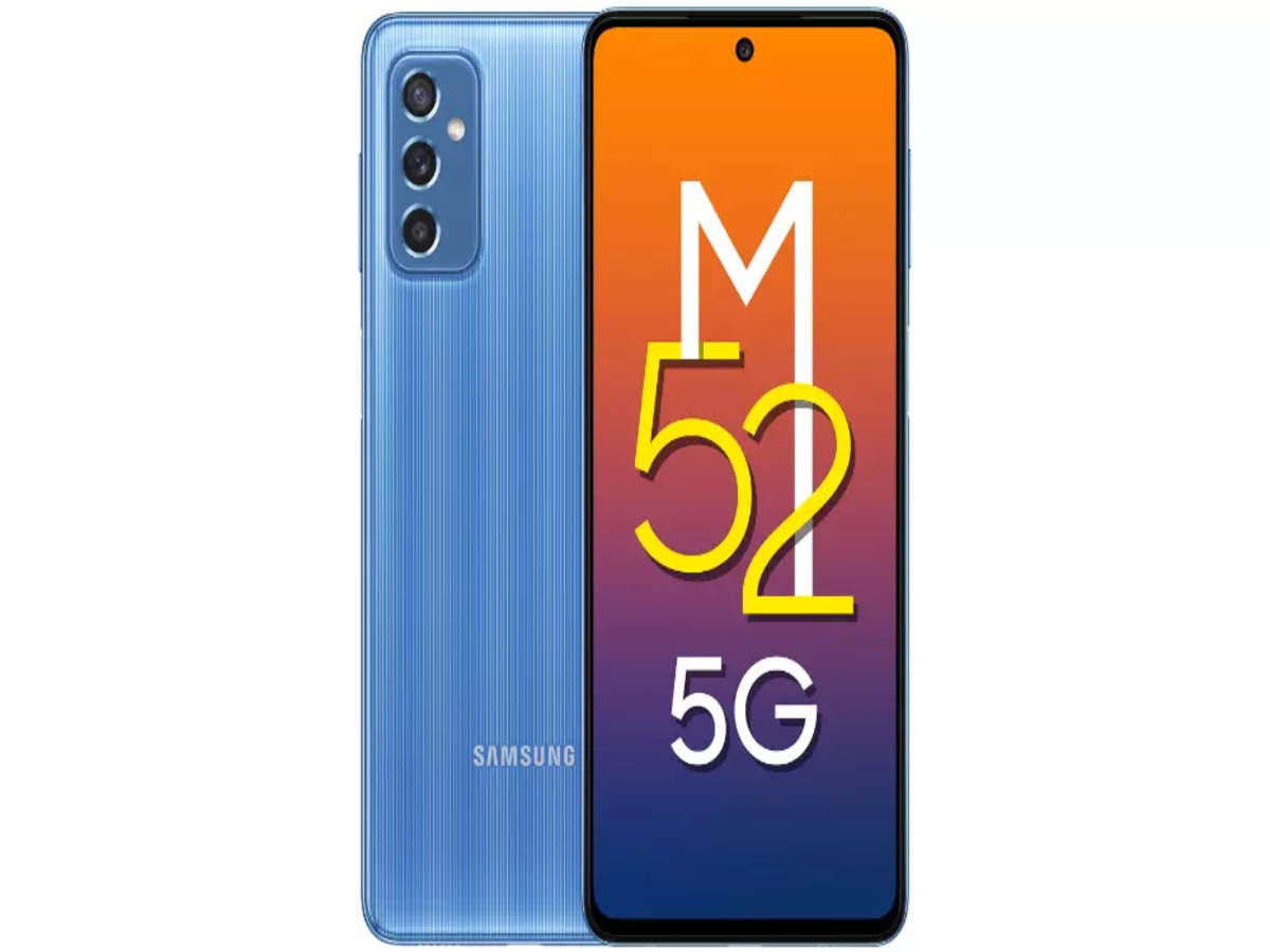 Samsung Galaxy M52 5g With Qualcomm Processor 5000mah Battery Launched Price Specs And More Times Of India