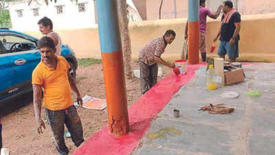 Karnataka: Teachers team up to paint govt schools in Koppal