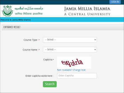 JMI Entrance Test 2021 Result declared, check here