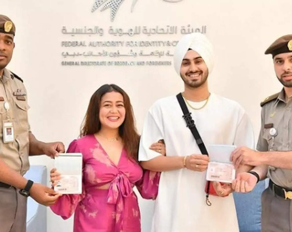 
Neha Kakkar and Rohanpreet Singh now join stars like Shah Rukh Khan, Sanjay Dutt, Suniel Shetty as the couple receives UAE Golden Visa

