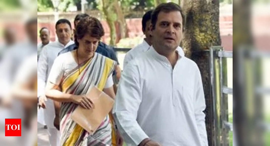 Punjab Congress News: Gandhi siblings left red-faced amid efforts to rejig Congress | India News – Times of India