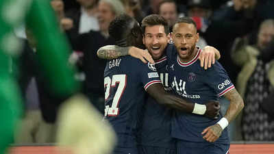 Champions League: Lionel Messi's first PSG goal helps beat Manchester City, Sheriff stun Real Madrid, Liverpool win