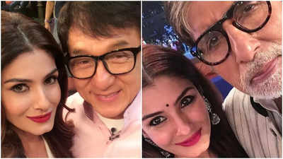 Raveena Tandon offers glimpses of her fangirl moments with Al Pacino, Jackie Chan, Amitabh Bachchan and others