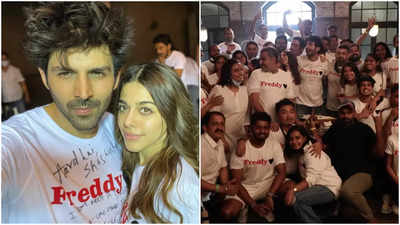 Kartik Aaryan and Alaya F wrap 'Freddy' shoot with a happy note