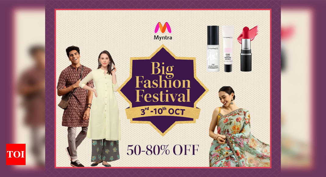 Get the best Ethnic Wear of the season at Myntra Big Fashion Festival: Here  are the offers to look out for - Times of India
