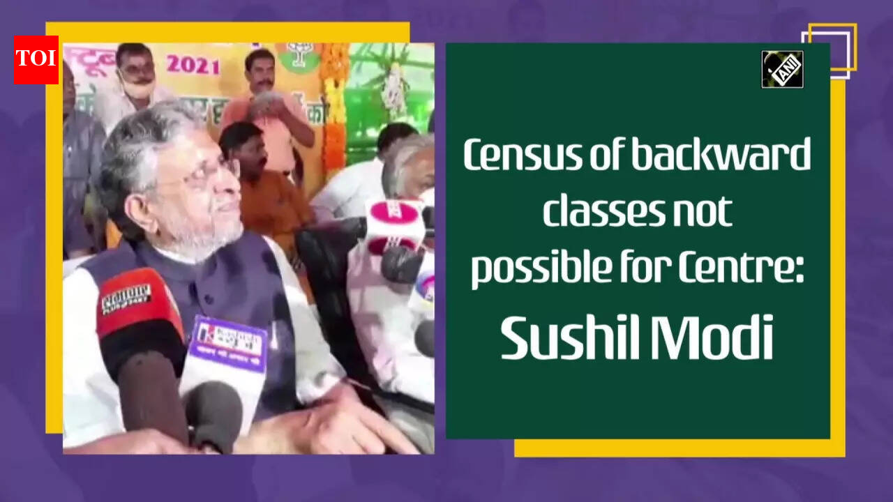 sushil: Census of backward classes not possible for Centre: Sushil Modi