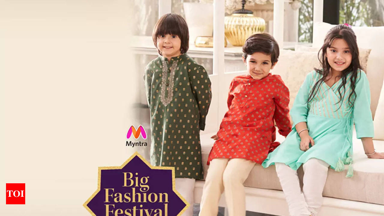 Looking to shop for kidswear The Myntra Big Fashion Festival is where you should be heading Times of India