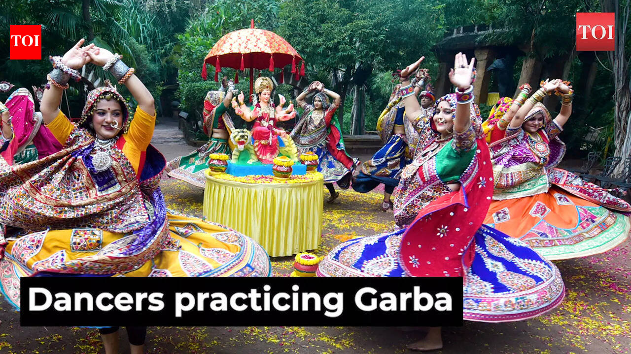 Ahmedabad: Dancers practicing traditional Garba ahead of Navratri festival