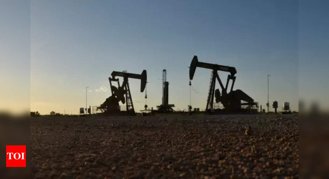 Oil rises above  as Opec+ meeting looms – Times of India