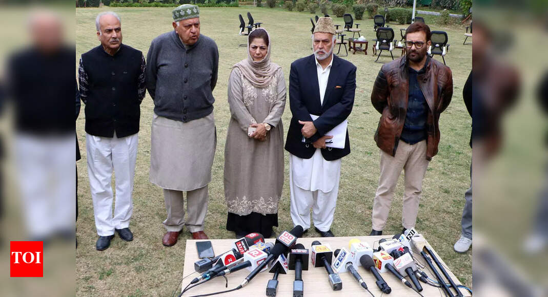 MHA report on J&K ‘concocted and fabricated,’ ground situation belies claims: Gupkar Alliance spokesperson