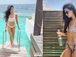 Sarah Jane Dias sets internet ablaze with her stunning beach vacation pictures in stylish bikinis